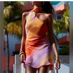 NWT For Love & Lemons Sunny Mini Dress